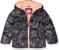 🧥 stylish pink platinum girls' puffer jacket логотип