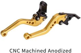 img 2 attached to Hopider Short Brake Clutch Levers Compatible With YZF R1 2004-2008