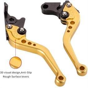 img 3 attached to Hopider Short Brake Clutch Levers Compatible With YZF R1 2004-2008