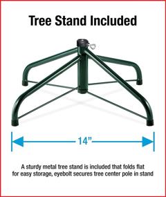 img 2 attached to 🎄 Green Dunhill Fir Artificial Slim Christmas Tree by National Tree Company - 4.5 Feet with Stand