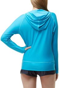 img 3 attached to TM FSZ02 MNT_Small Womens Hoodie Rashguard Swimsuit Women's Clothing in Swimsuits & Cover Ups