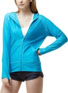 tm fsz02 mnt_small womens hoodie rashguard swimsuit women's clothing in swimsuits & cover ups logo