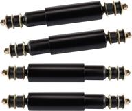 🚗 huskey ezgo txt golf cart 2x shock absorbers for 1994-up models - gas & electric - oem replacement: 76418-01, nivel part # 5006 logo