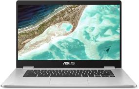 img 2 attached to 💻 ASUS Chromebook C523 Laptop, 15.6" HD NanoEdge Display with 180 Degree Hinge, Intel Dual Core Celeron Processor, 4GB RAM, 32GB Storage, Silver Color, C523NA-DH02