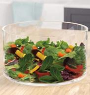 🥗 the splendid large glass salad bowl serving: perfect for serving and presenting fresh and vibrant salads! логотип