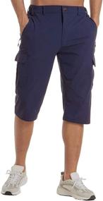 img 3 attached to MAGCOMSEN Shorts Pockets Tactical Running Outdoor Recreation for Outdoor Clothing