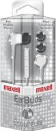 🎧 maxell 190303 in-ear headphones with microphone logo