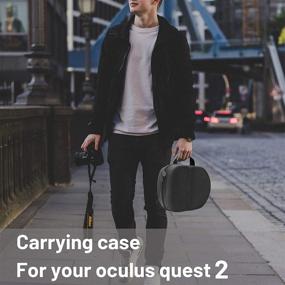 img 1 attached to 🎒 Protective Storage Case Bag for Oculus Quest 2 VR Headset by Jilin