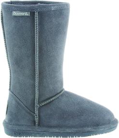 img 2 attached to Чёрные детские сапоги BEARPAW Emma Youth для маленьких мальчиков