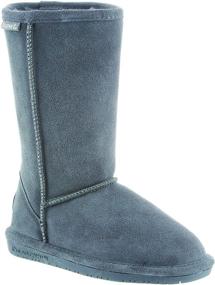 img 3 attached to Чёрные детские сапоги BEARPAW Emma Youth для маленьких мальчиков