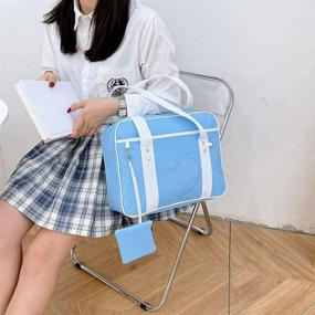 img 3 attached to Japanese School Handbag Shoulder Kawaii Women's Handbags & Wallets for Shoulder Bags