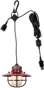 img 1 attached to 🔌 Portable Red Edison String Light: USB Powered, LED, Medium Size - Barebones