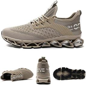 img 3 attached to 👟 Chopben Sneakers: Breathable, Lightweight Men's Athletic Shoes for Active Performance