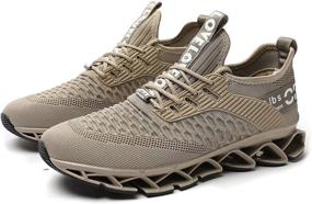 img 2 attached to 👟 Chopben Sneakers: Breathable, Lightweight Men's Athletic Shoes for Active Performance