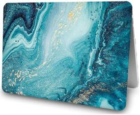 img 2 attached to Stylish Creative Wave Case for MacBook Pro 13 Inch (Older Version) - AQYLQ Landscape Pattern Cover with CD-ROM - Hard Shell Protection