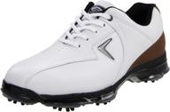 callaway mens xtreme m white tan sports & fitness and golf logo