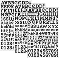 qq sheets alphabet letter stickers logo