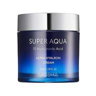 💧 [missha] hyaluronic cream - super aqua ultra, 70 ml/2.36 fl.oz. logo