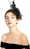 👒 vintage derby headband for women - fascinator women's accessories in special occasion accessories logo