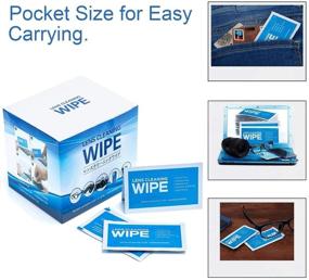 img 3 attached to 🖥️ Pre-Moistened Electronic Screen Wipes - Surface Cleaning for Computers, Cell Phones, Sunglasses, LCD Screens, Monitor - Quick Drying, Streak-Free, Ammonia-Free - Monitor Wipes