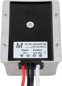 img 1 attached to 🔌 uxcell Новый водонепроницаемый модуль питания для автомобилей DC 36V (28-50V) на 12V 30A 360W: эффективный регулятор напряжения.