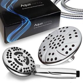 img 3 attached to 🚿 Premium 6-inch Rain Shower Head by AquaDance - High Pressure with 6 Settings for the Ultimate Shower Spa Experience! Officially Independently Tested to Meet Strict US Quality & Performance Standards!