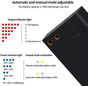 img 3 attached to 🔌 Ручной сварочный аппарат для точечной сварки, 6-режимный с регулируемой мощностью 7500mAh для аккумулятора 18650, DIY сварка, быстроразварной стилус, никелевый лист и кабель быстрой зарядки Type-C.