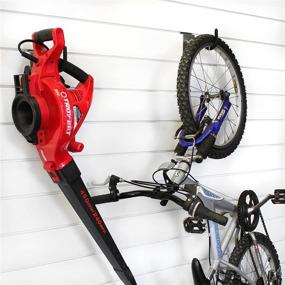 img 3 attached to 🚲 Proslat PVC Slatwall Super Duty/Bike Hooks – 2-Pack, Silver (Locking) – Effortless Storage Solution!