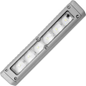 img 4 attached to Dream Lighting LED 12Volt DC IP65 Awning Light Bar For Outdoor Camping RV Caravan Cargo Trailer Truck Boat Garden Annex Wall Lamp 720 Lumens—Gray Housing