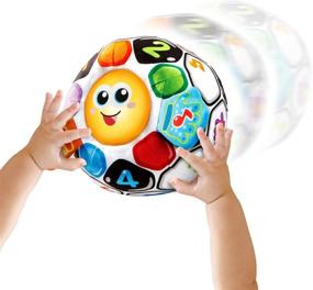 img 2 attached to ⚽️ VTech Яркий футбольный мяч: Осветите свою игру весельем и обучением