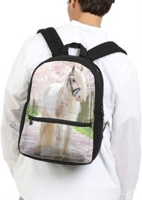 img 2 attached to FeHuew Backpacks Bookbag Children Shoulder