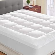 highest comfort level: king mattress topper - 2” extra thick quilted pillowtop with deep pocket. enjoy supreme softness and optimal support! логотип