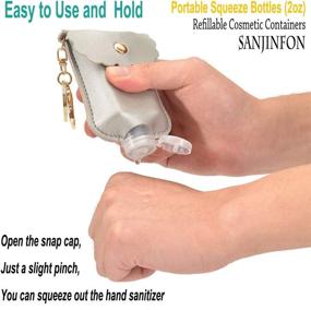 img 2 attached to SANJINFON Portable Sanitizer Essential Refillable