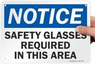 notice glasses required smartsign plastic logo