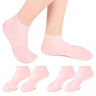 🧦 rmisodo 2 pairs silicone gel moisturizing socks – effective foot care tool for dry cracked skin logo