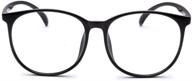 👓 jcerki oversize frame bifocal reading glasses +1.00 - stylish lightweight spectacles for men and women logo