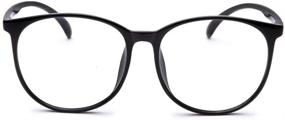 img 3 attached to 👓 Jcerki Oversize Frame Bifocal Reading Glasses +1.00 - Stylish Lightweight Spectacles for Men and Women