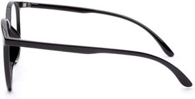 img 1 attached to 👓 Jcerki Oversize Frame Bifocal Reading Glasses +1.00 - Stylish Lightweight Spectacles for Men and Women