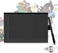 🖌️ gaomon m10k pro: advanced 10 x 6.25 inches digital graphic drawing tablet with tilt & radial support, 10 shortcut keys - works on android os & pc logo