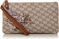 karl lagerfeld paris wristlet summer women's handbags & wallets logo