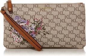img 4 attached to Karl Lagerfeld Paris Wristlet SUMMER Women's Handbags & Wallets