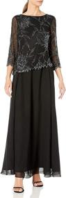 img 2 attached to 💃 Stylish and Sparkling: Kara Women's Scoop Sleeve Beaded Women's Clothing