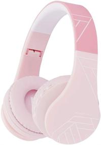 img 4 attached to PowerLocus Bluetooth Headphones for Kids - Wireless, Foldable, with Microphone and 85DB Volume Limit - Perfect for Cellphones, Tablets, PC