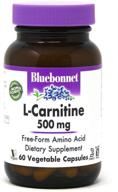 bluebonnet l carnitine vitamin capsules count logo