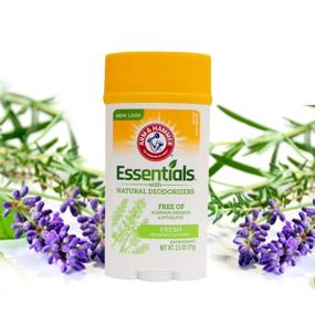 img 2 attached to 🌿 Дезодорант Arm & Hammer Essentials Fresh - 2.5 унции, набор из 2