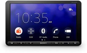 img 4 attached to 🚗 Sony XAV-AX8000 1DIN Chassis 8.95-Inch Floating LCD Screen Media Receiver with Apple Car Play, Android Auto, and Bluetooth