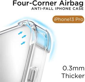 img 2 attached to Чехол Chodsn для iPhone 13 Pro Clear Case – Антицарапин и Амортизация ударов – Дизайн из высококачественного полимера TPU – Прозрачный (6,1 дюйма)