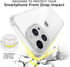 img 3 attached to Чехол Chodsn для iPhone 13 Pro Clear Case – Антицарапин и Амортизация ударов – Дизайн из высококачественного полимера TPU – Прозрачный (6,1 дюйма)