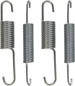 img 2 attached to MOSNAI Club Car Brake Shoes Spring Kit - Compatible with 1980 and Up DS & Precedent Club Car Brake Kits for Gas and Electric Golf Carts - Includes Brake Shoes Kit (1018163-01, 1011466)