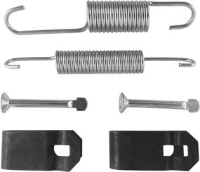 img 3 attached to MOSNAI Club Car Brake Shoes Spring Kit - Compatible with 1980 and Up DS & Precedent Club Car Brake Kits for Gas and Electric Golf Carts - Includes Brake Shoes Kit (1018163-01, 1011466)